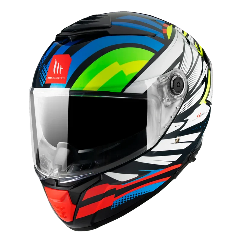MT THUNDER 4 SV DRAX INTEGRAL DEPORTIVO CASCO DE MOTO B7 BRILLO