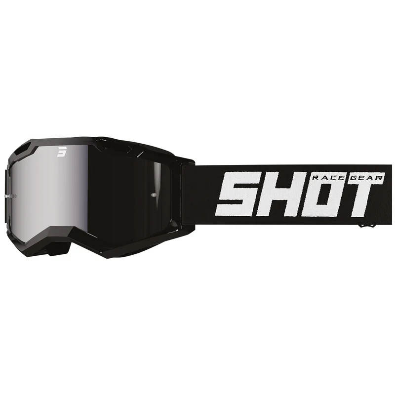 SHOT ROCKET KID 2.0 GAFAS DE MOTOCROSS SOLID IRIDIUM NEGRO BRILLANTE