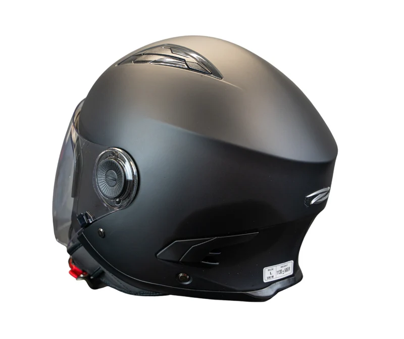 ZEUS CASCO JET ZS-617 MATE/NEGRO