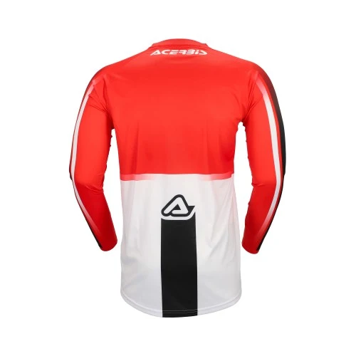 ACERBIS CAMISETA MX LINEAR LUGO BLANCO ROJO