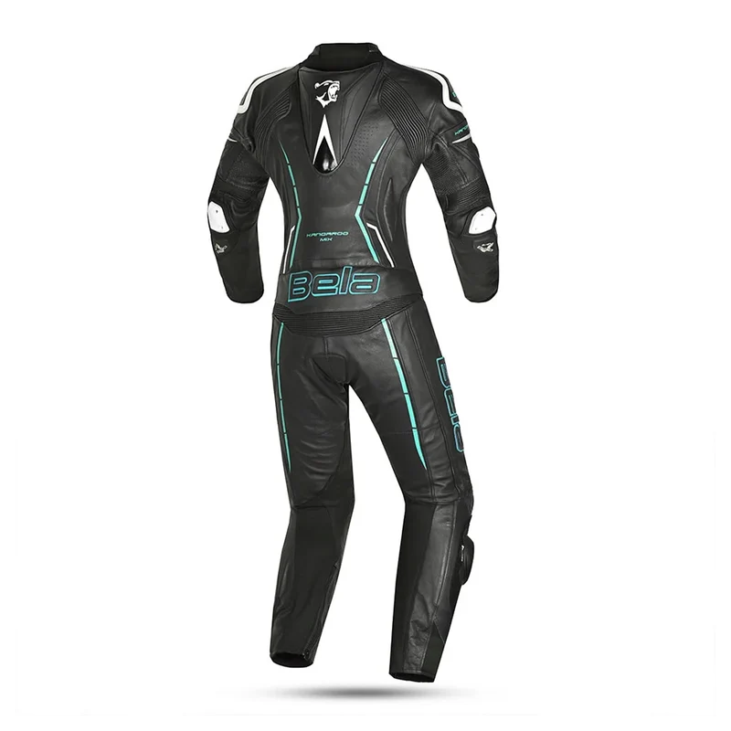 BELA ROCKET MIX KANGAROO 2 PC MONO DE MOTO MUJER NEGRO AZUL