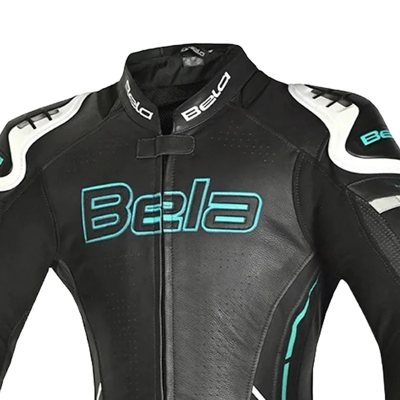 BELA ROCKET MIX KANGAROO 2 PC MONO DE MOTO MUJER NEGRO AZUL