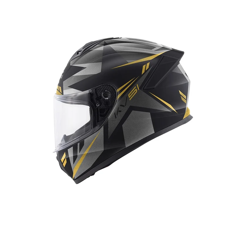 KAPPA KV51 ZENITH ABS moto integral Casco negro titanio mate dorado oscuro