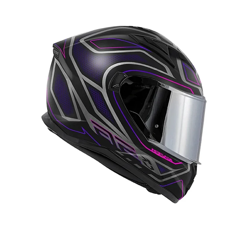 KAPPA KV56 Moto Integral Mujer Casco Negro Mate Rosa