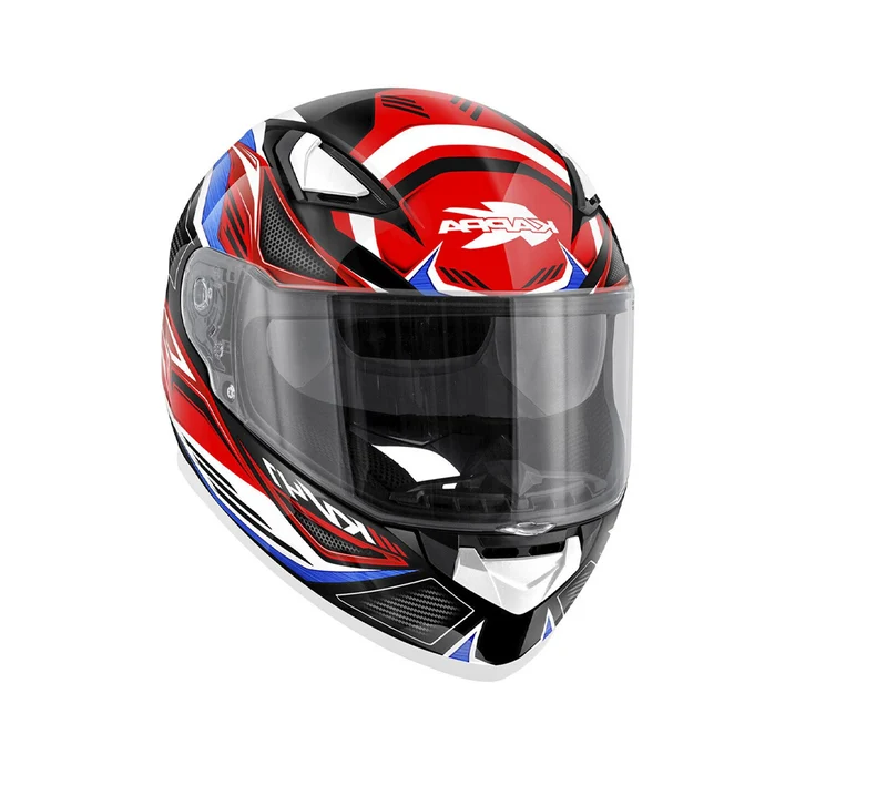 KAPPA KV41 Dallas Fighter Motociclete Casco Rojo Azul Blanco
