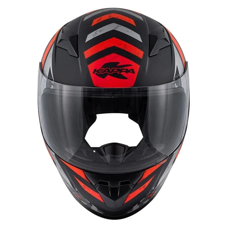 KAPPA KJ04 Boomd Prox Moto Niños Seguridad Casco Negro Rojo