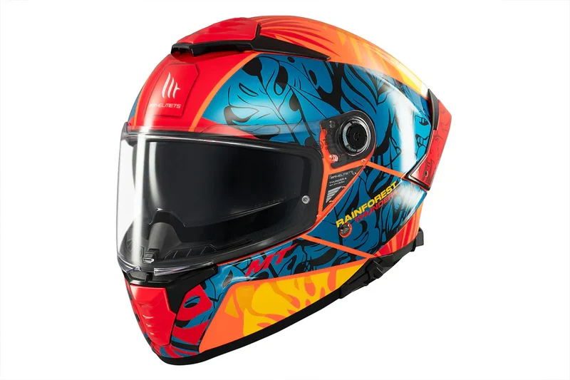 MT THUNDER 4 SV RAINFOREST DEPORTIVO INTEGRAL CASCO DE MOTO C4 BRILLANTE
