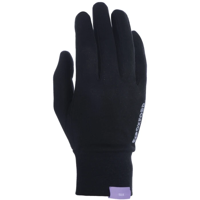 OXFORD DELUXE GLOVES SILK BLK S/M