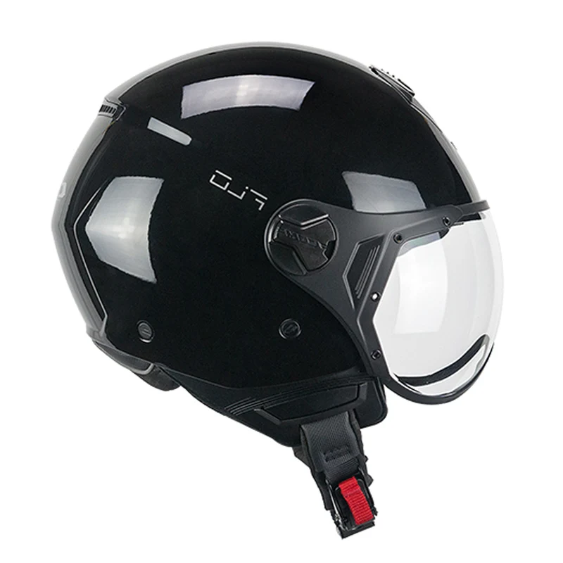 CGM 167A FLO MONO Scooter Cara Abierta Jet Casco Negro