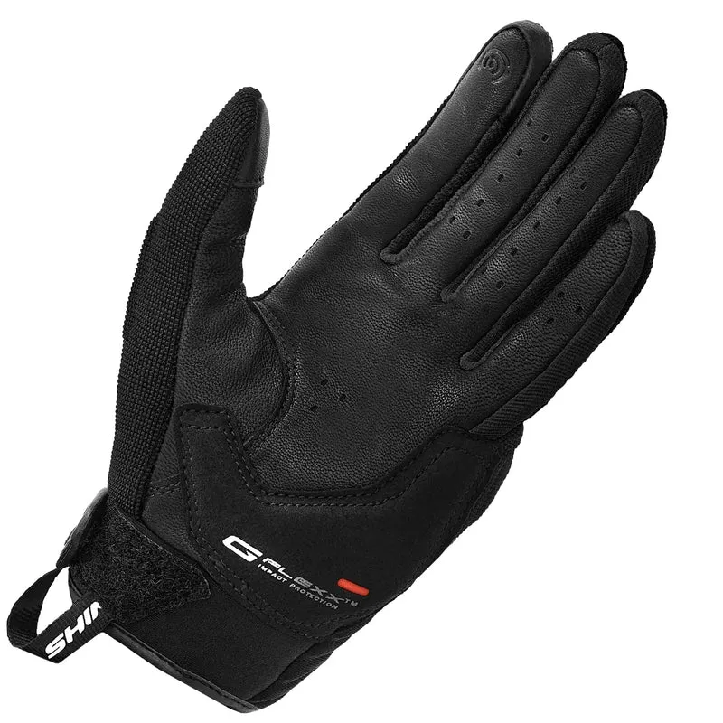 SHIMA SONIC GUANTES DE CUERO MOTO MUJER NEGRO