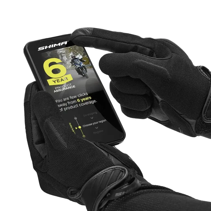 SHIMA SONIC GUANTES DE MOTO HOMBRE NEGRO