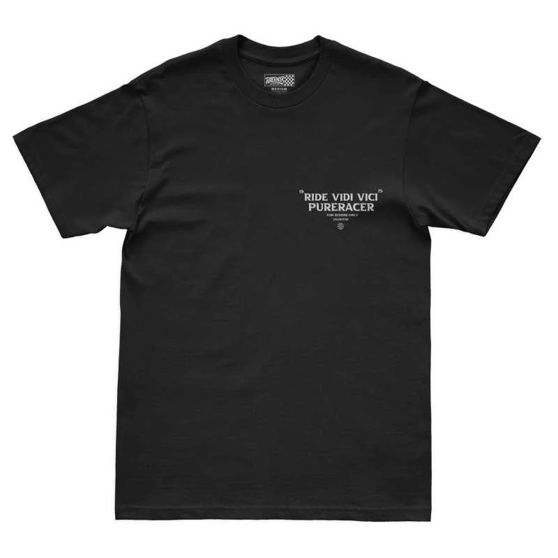 PURERACER CAMISETA RIDE VIDI VINCI BLACK