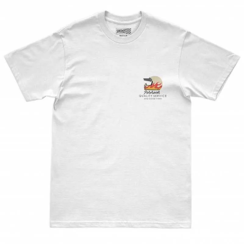 PURERACER CAMISETA HELMET COLLECTION WHITE