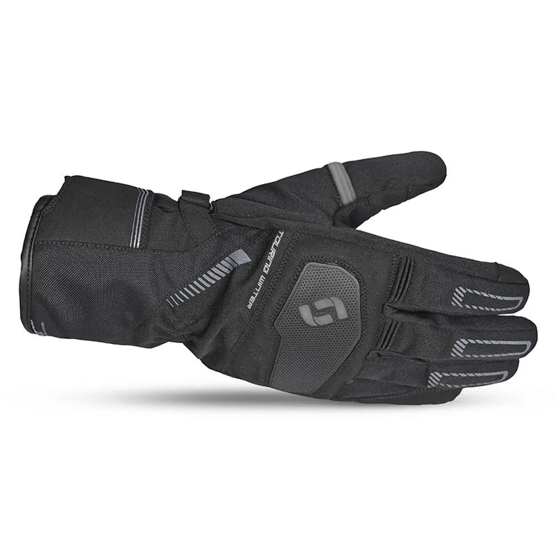 SHUA SNOW SEAL GUANTES DE MOTO INVERNO NEGRO GRIS