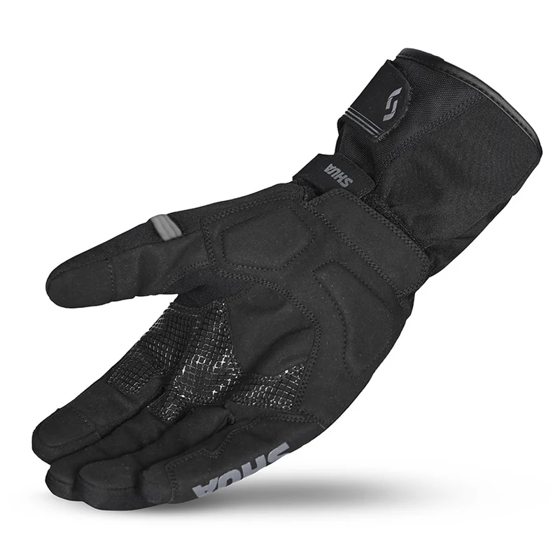 SHUA SNOW SEAL GUANTES DE MOTO INVERNO NEGRO GRIS