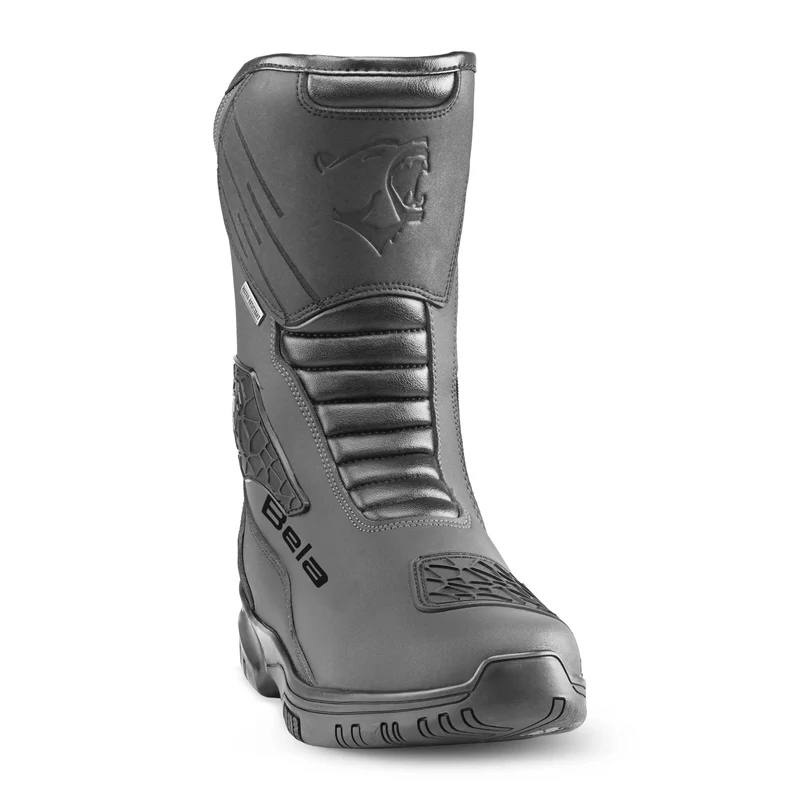BELA GLADIATOR BOTAS DE MOTO TOURING PIEL NEGRO GRIS
