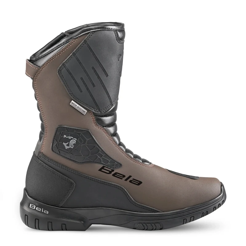 BELA GLADIATOR BOTAS DE MOTO TOURING PIEL NEGRO MARRON
