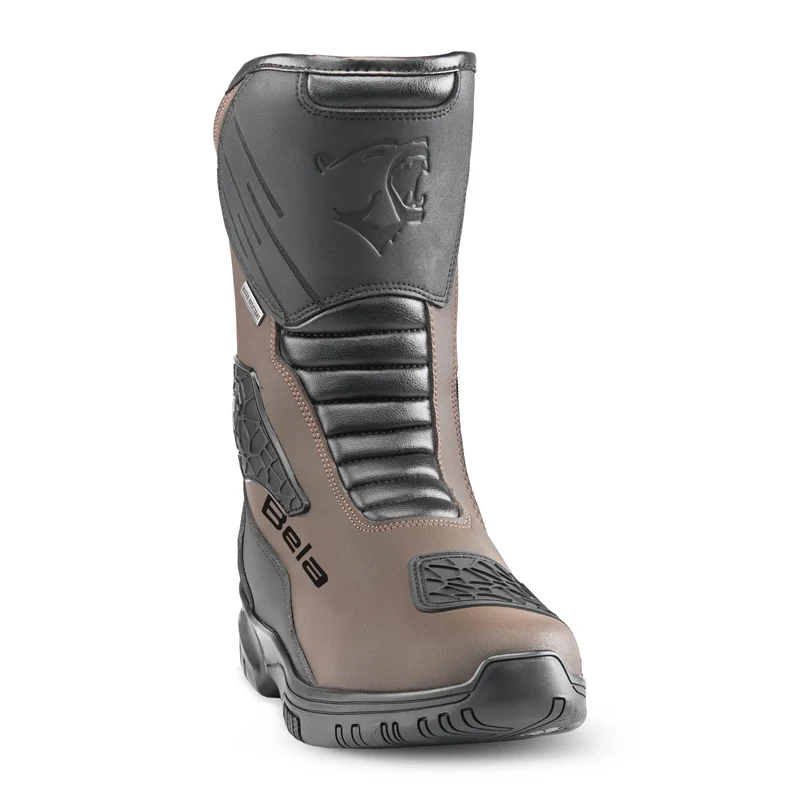 BELA GLADIATOR BOTAS DE MOTO TOURING PIEL NEGRO MARRON