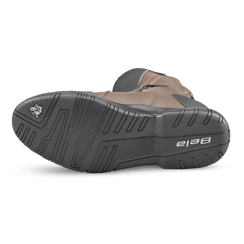 BELA GLADIATOR BOTAS DE MOTO TOURING PIEL NEGRO MARRON