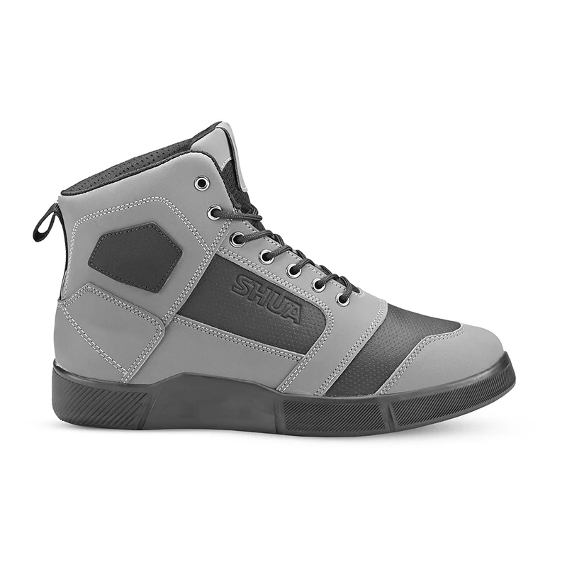 SHUA SHIFT BOTAS DE MOTO PIEL GRIS