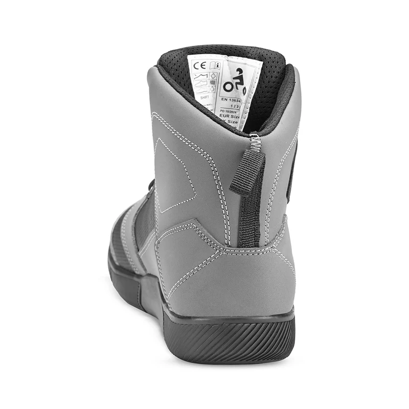 SHUA SHIFT BOTAS DE MOTO PIEL GRIS