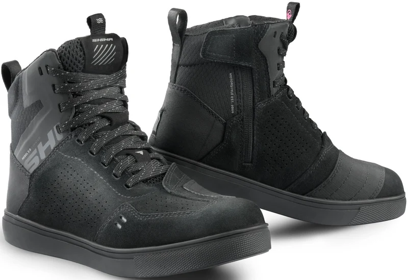 SHIMA REBEL 2.0 VENT BOTAS DE MOTO MUJER NEGRA