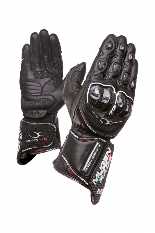 MUGENRACE G-MNR-1461 BORNEW Moto Deportivos Guantes Negros