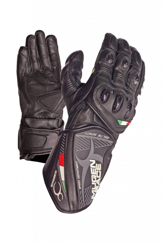 MUGENRACE NEPTUN Deportivos Turismo Moto Guantes Negro