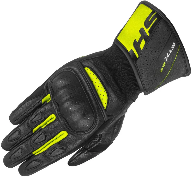 SHIMA STX 2.0 GUANTES LARGOS DE MOTO HOMBRE NEGRO AMARILLO