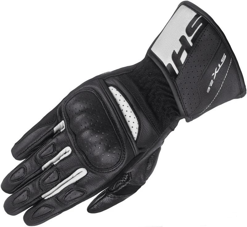 SHIMA STX 2.0 GUANTES LARGOS DE MOTO HOMBRE NEGRO BLANCO