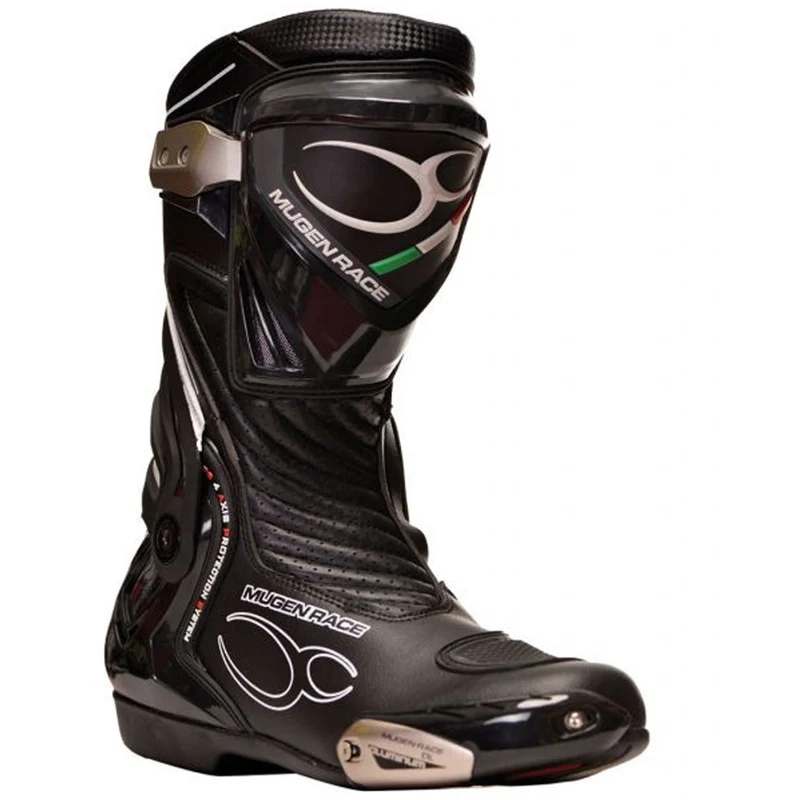 MUGENRACE Bot-MNR-1690 Sphantom 3 Deportivas Moto Botas Negro