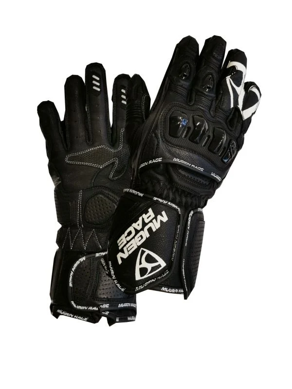 MUGENRACE G-MNR-2161 CHILI Deportivos Moto Guantes Negro
