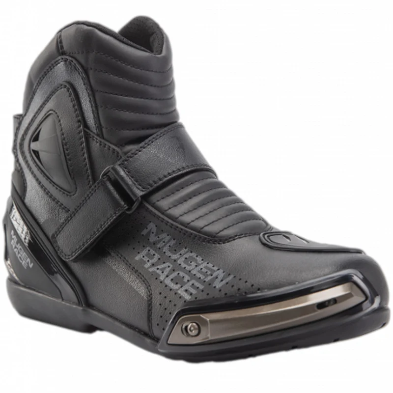 MUGENRACE BOT-MNR-2391 Hurry Moto Botas Cortas Negro