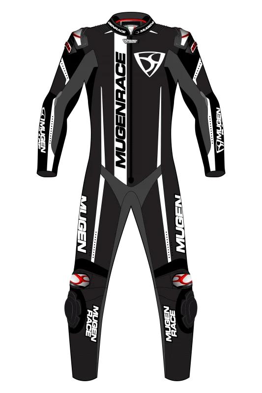 MUGENRACE LS1 MNR-1901 Assassino Traje Cuero Niño Negro Blanco