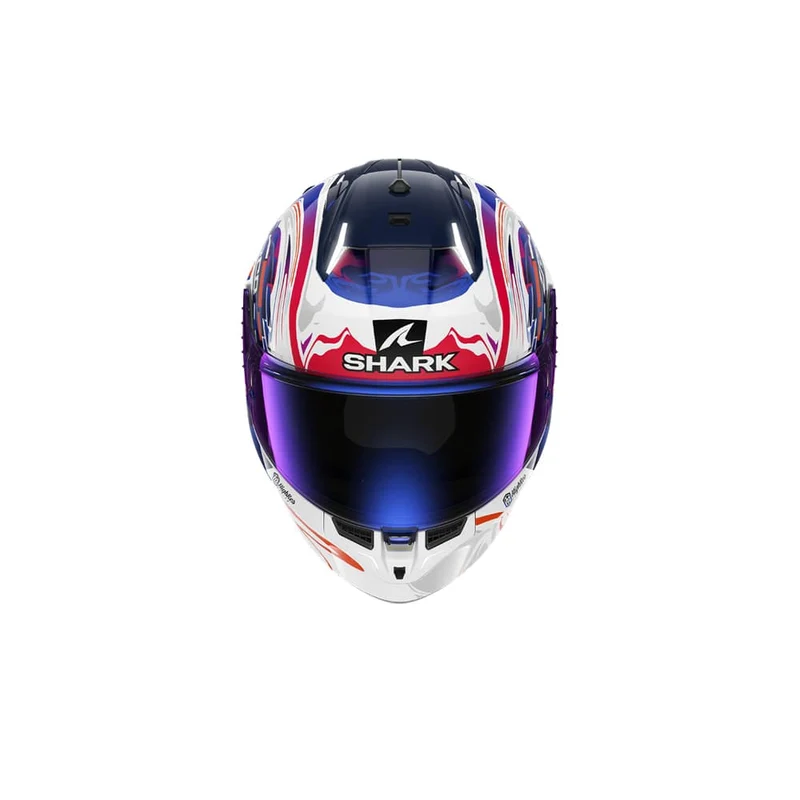 SHARK CASCO SKWAL i3 REPLICA ZARCO GP DE FCE Blanco Violeta Azul
