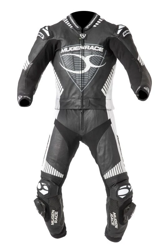 MUGENRACE MNR-1711 Traje Piel Impegnato Negro Blanco