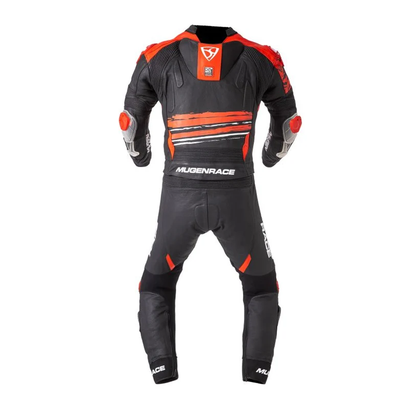 MUGENRACE MNR-2008 Rc-Max Due Traje Cuero Blanco Negro Rojo
