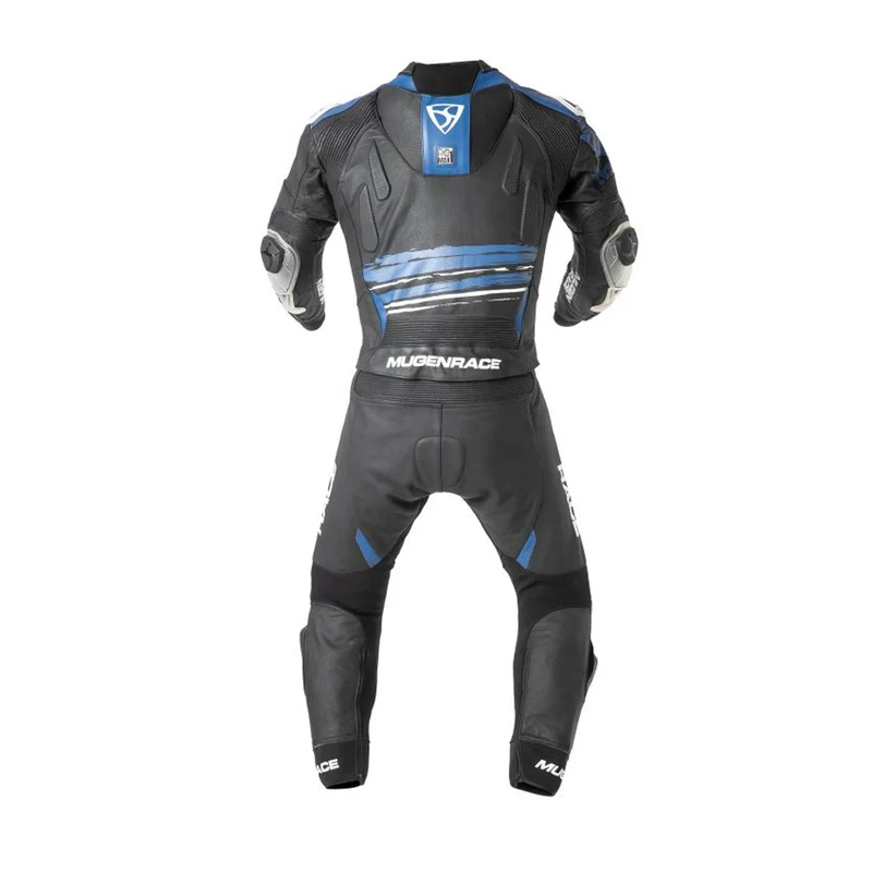 MUGENRACE MNR-2008 Rc Max Due Traje Cuero Blanco Negro Azul