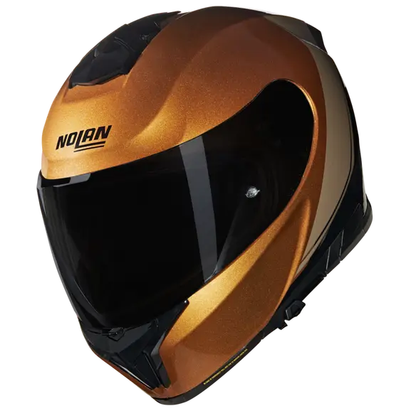 NOLAN VERNICIATURA SPECIALE 341 CASCO INTEGRAL MOTO OCRA NERO