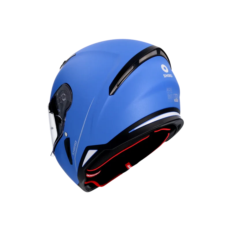SHIRO CASCO SH-890 HUNTER MONOCOLOR AZUL