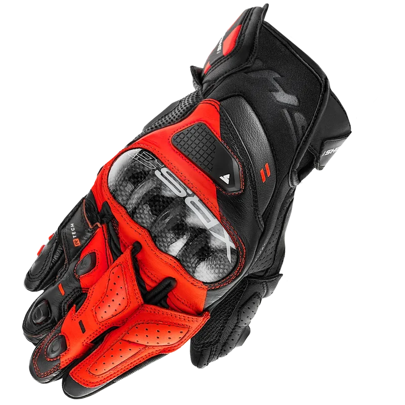 SHIMA XRS-3 GUANTES DE MOTO HOMBRE NEGRO ROJO