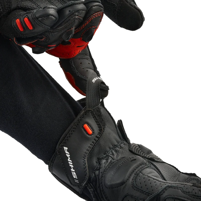SHIMA XRS-3 GUANTES DE MOTO HOMBRE NEGRO ROJO