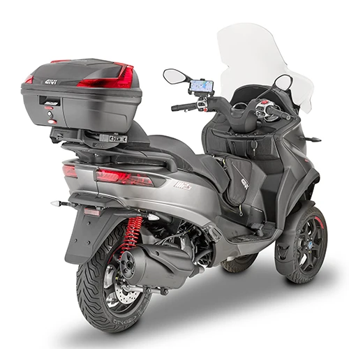 GIVI ML B47 BLADE Maleta Para Moto Negra Con Reflectores Rojos 47 L