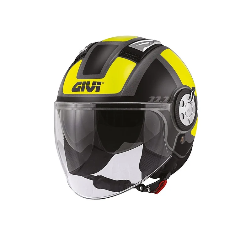 GIVI CASCO JET-R 111/AIR JET-R.D/CLASS MATE TITANIO NEGRO AMARILLO