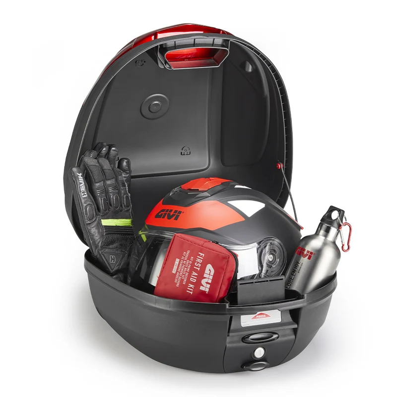 GIVI ML E300N2B Maleta Para Moto Base Negra Roja 30 L