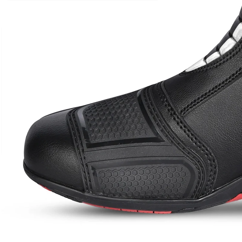 BELA STRIP BOTAS DE MOTO DE TOURING PIEL NEGRO BLANCO