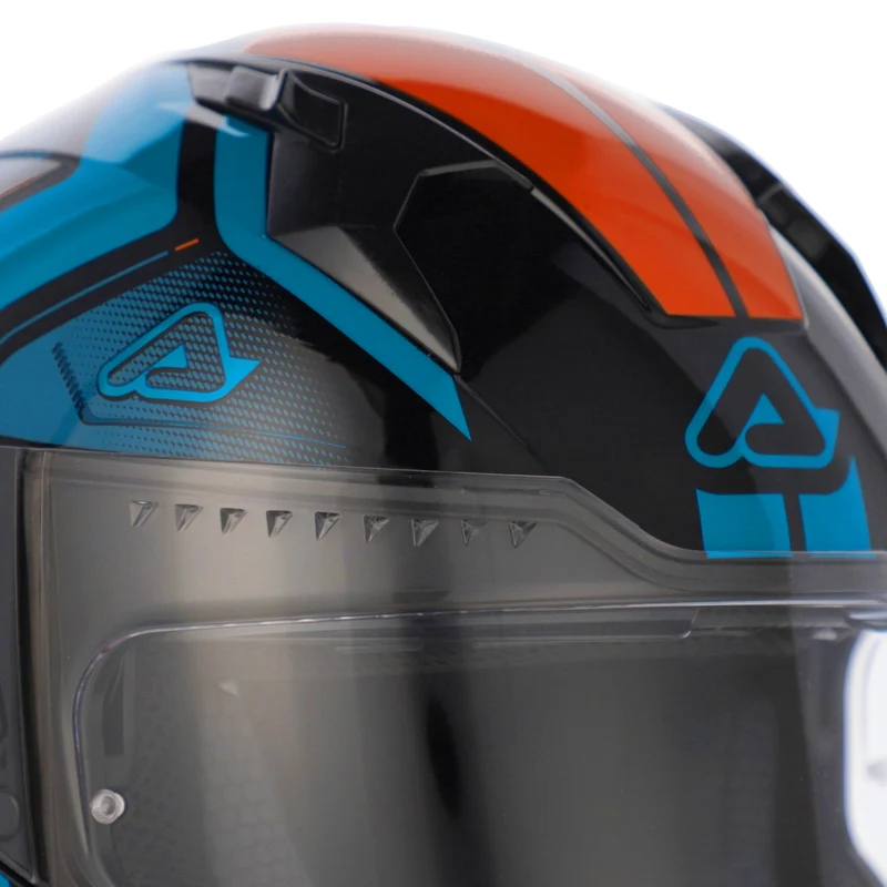 ACERBIS CASCO X-WAY GRAPHIC AZUL NARANJA