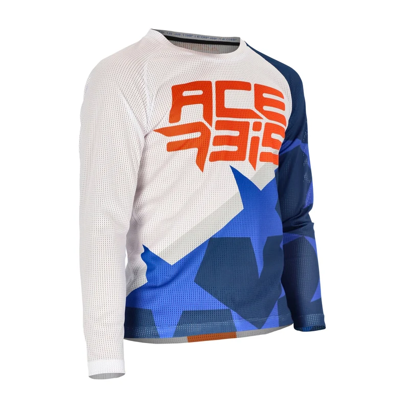ACERBIS CAMISETA MX J-WINDY ONE KID VENT AZUL BLANCO
