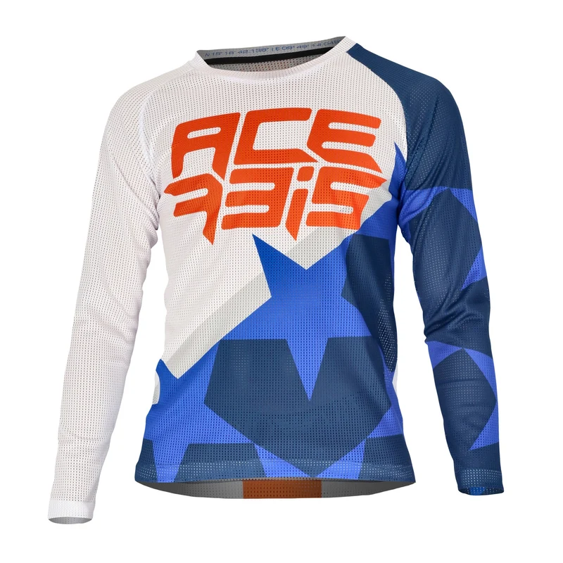 ACERBIS CAMISETA MX J-WINDY ONE KID VENT AZUL BLANCO
