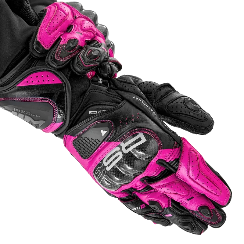 SHIMA RS-3 GUANTES DEPORTIVOS NEGRO MUJER ROSA